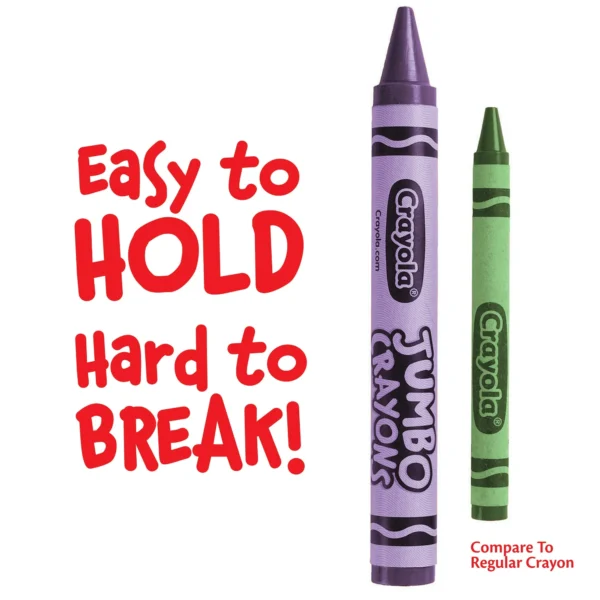 Crayola Jumbo Crayon Set, 16 Ct - Image 4