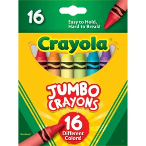 Crayola Jumbo Crayon Set, 16 Ct